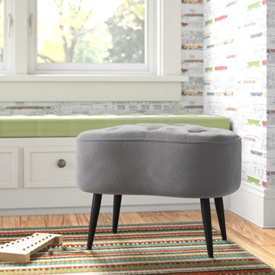 Velvet Ottoman