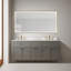 Meuble-lavabo double 72 po avec plateau en pierre reconstituée 72 po-92756800