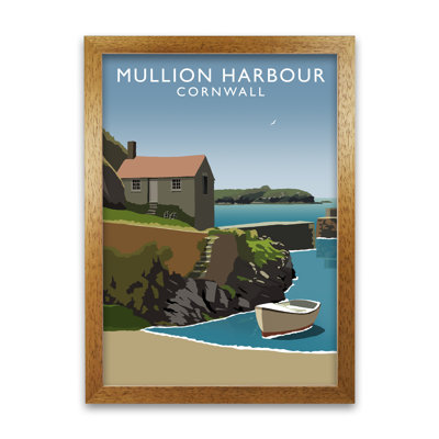 Mullion Harbour by Richard O'Neill - Single Picture Frame Print