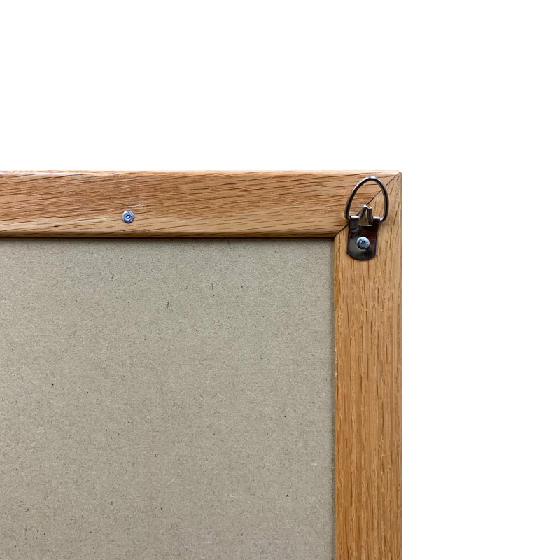 AARCO No Felt Letter Board, Oak, 24" H x 36" W