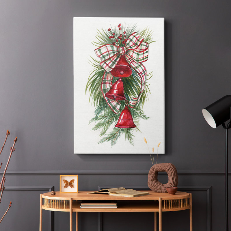 Cloches des fêtes - Cavas enveloppés de galerie, H 18 po x l 12 po