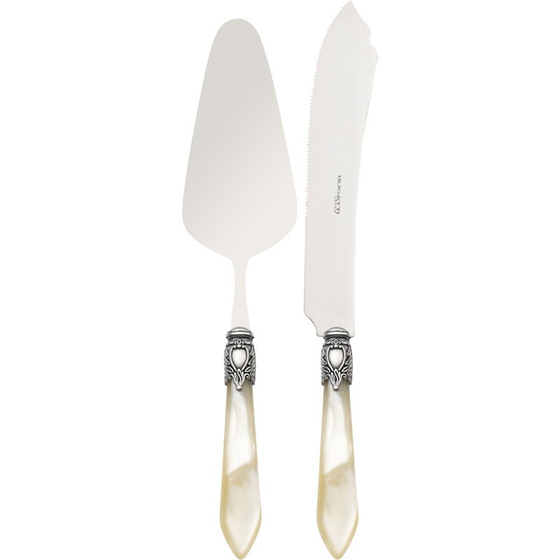 Oxford Stainless Steel Serving Piece, Ivory