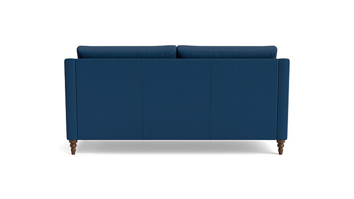 Vera Loveseat (70"), Brown, Walnut Finish (Angled)