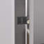 44 - 48 "x 76" porte de douche coulissante en aluminium à double cadre, verre trempé transparent de 1/4 po 6 mm, fini, conception imperméable, taille ajustable-123115428