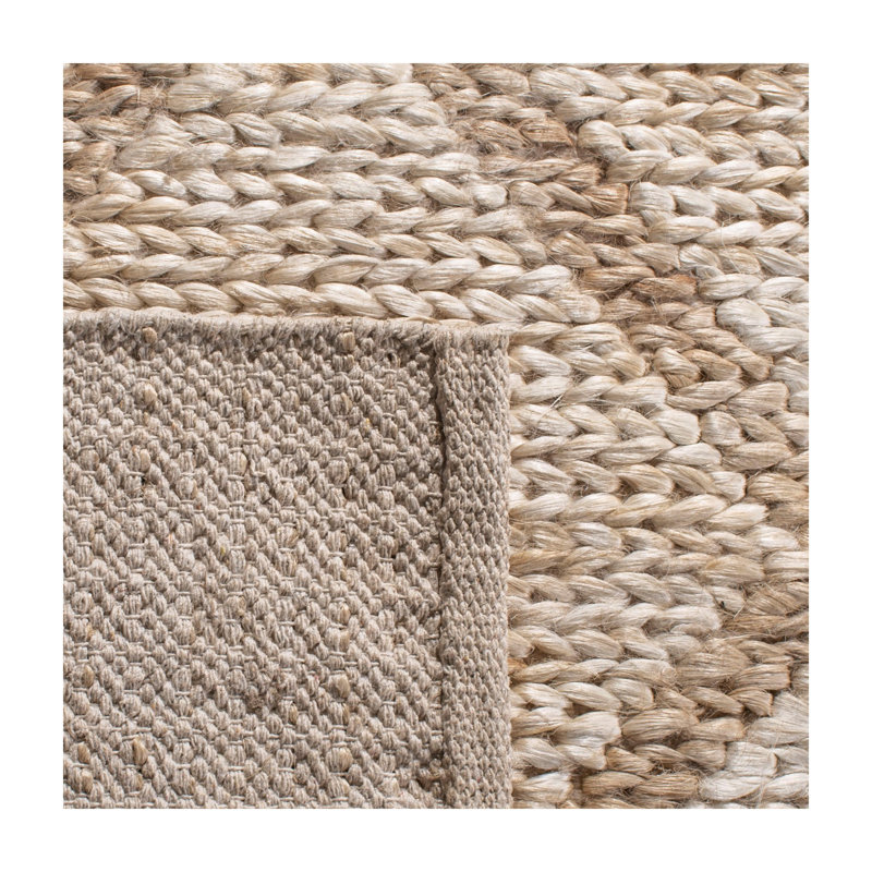 Kilim Hand Woven Jute Geometric Rug, Rectangle 3' x 5'