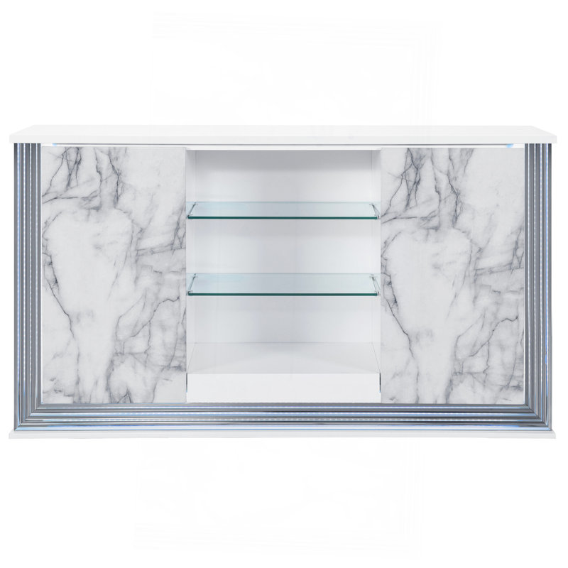 MOON WHITE MARBLE BUFFET