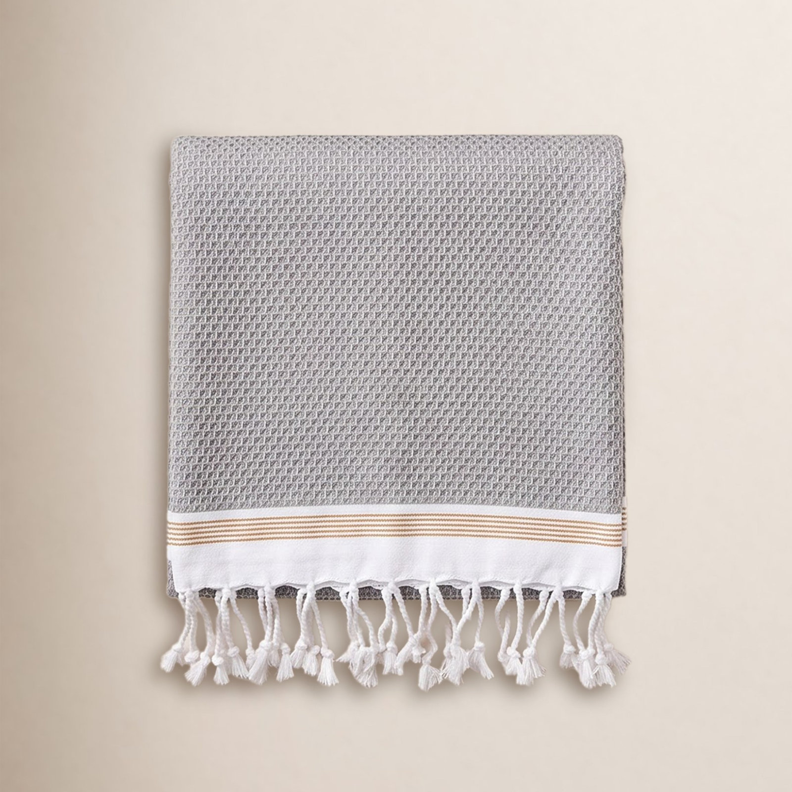 Mediterranean Organic Cotton Bath Towel, Shadow/Deep Pewter, Bath Towel