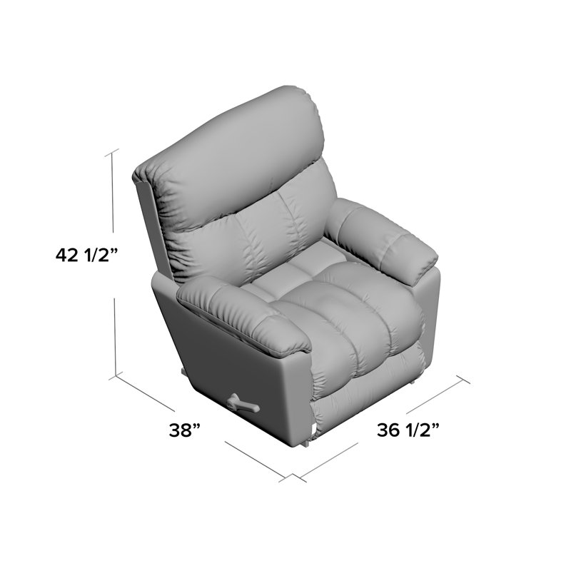 Fauteuil inclinable manuel à bascule Morrison, Microfibre performance bord de mer Seamount, Manuel