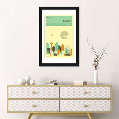 « seattle horizon », impression sur toile