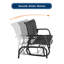 Banc oscillant en acier Etherton