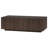 Paxton 48" Low Profile Coffee Table with Solid Base in Alder Brown | Contemporary Center Table for Living Room-487350334