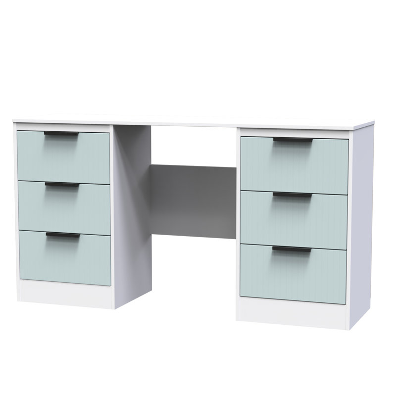 Berklie Dressing Table, Duck/White