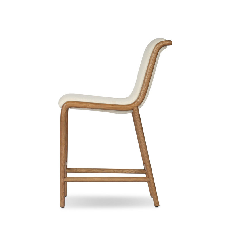 Rafe Upholstered Stool with Solid Wood Frame