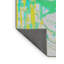 Tapis vert/jaune tissé à la machine-561242608