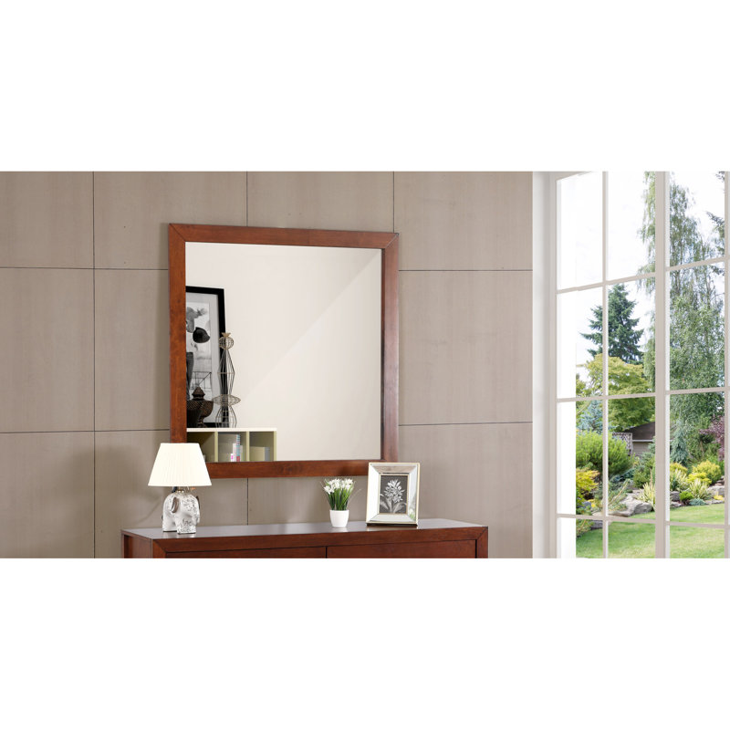 G2400-m Miroir en cerisier, panneau de particules, 41 po x 1 po x 41 po, 28 lb