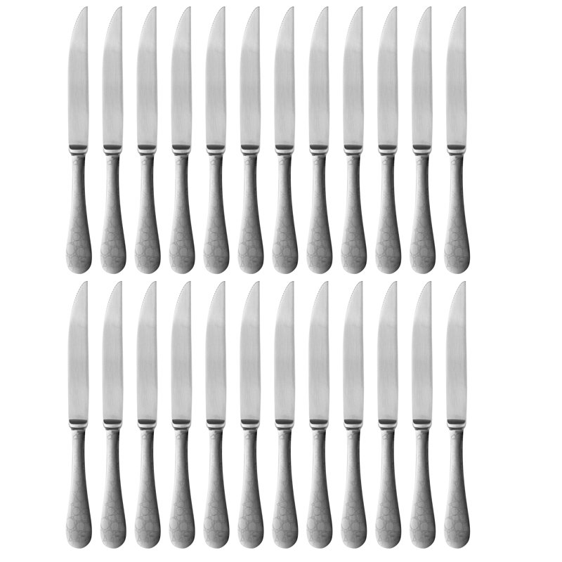 Coccodrillo Stainless Steel Steak Knife, Ice Gold