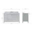 Ensemble de meuble-lavabo simple 61 po Cambridge-333785529-359834542