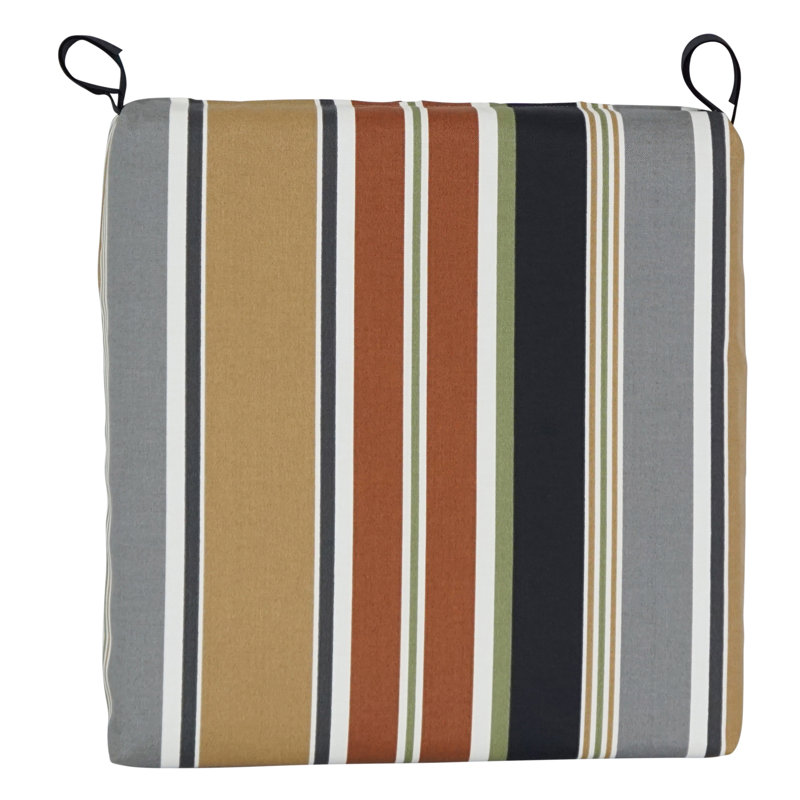 Coussin de siège d'extérieur Ebern Designs, 4