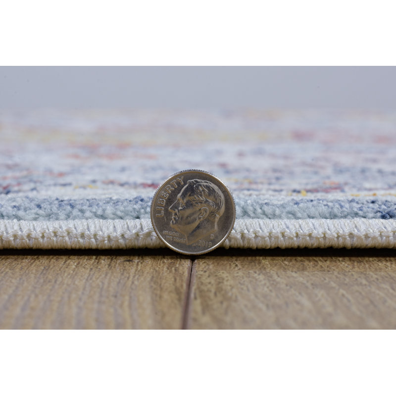 Rectangle Dwayne Rectangle 6'6" X 9'3" Area Rug