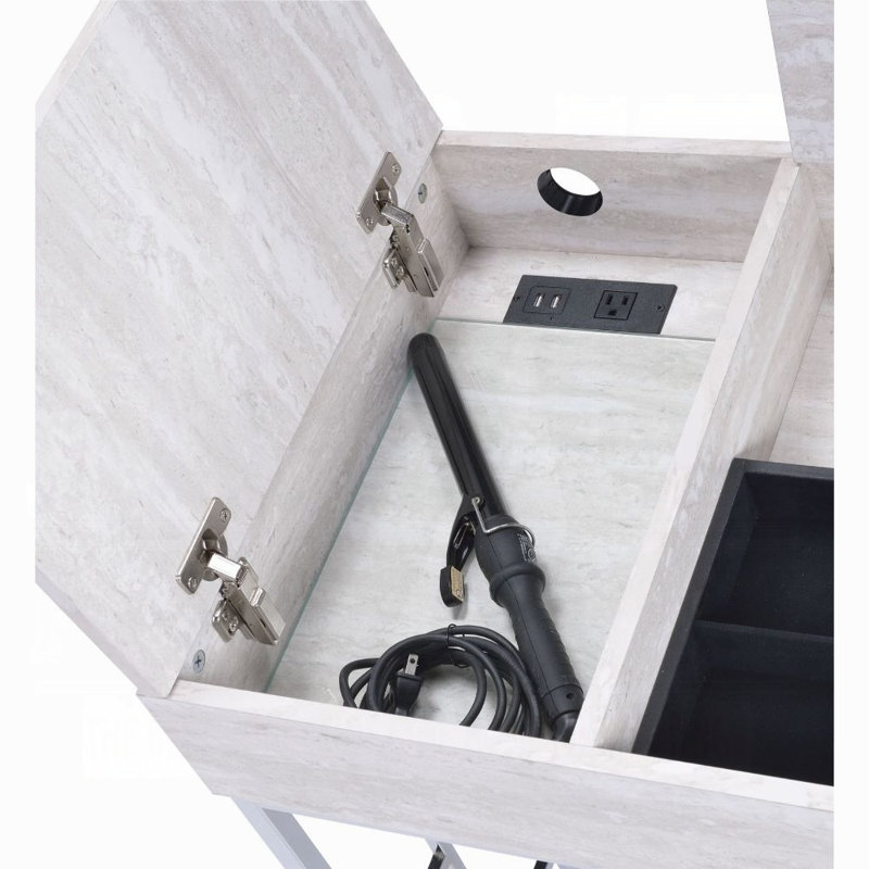 Meuble-lavabo Saffron, Gris