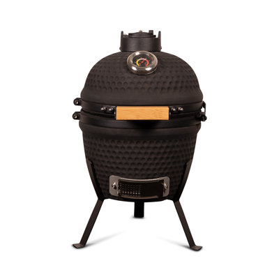 Patton 53 cm W Kamado Grill / Smoker Combo Charcoal Grill Gas & Charcoal Combo Grill