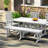 Outdoor All-Weather HDPE Dining Bench-261937621