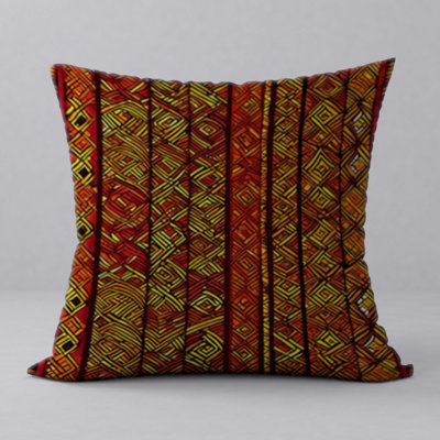Abstract Reversible Throw Pillow