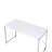 Tennos White  Chrome Finish Writing Desk-795312216