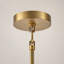 Lustre à 12 lumières étagées de 94 cm (37 po), doré