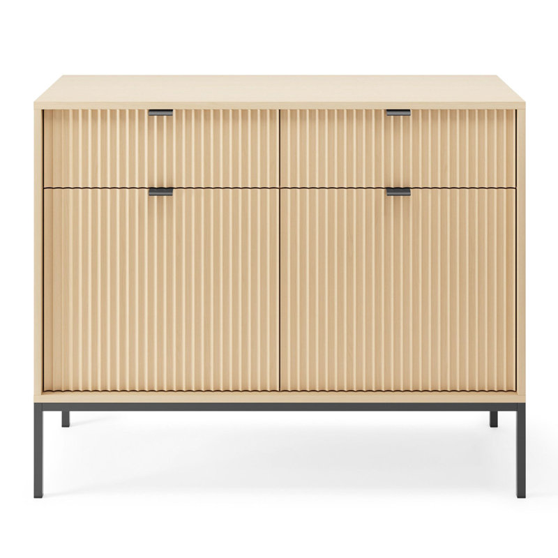 Biagino Sideboard Accent Chest, Brown/Black