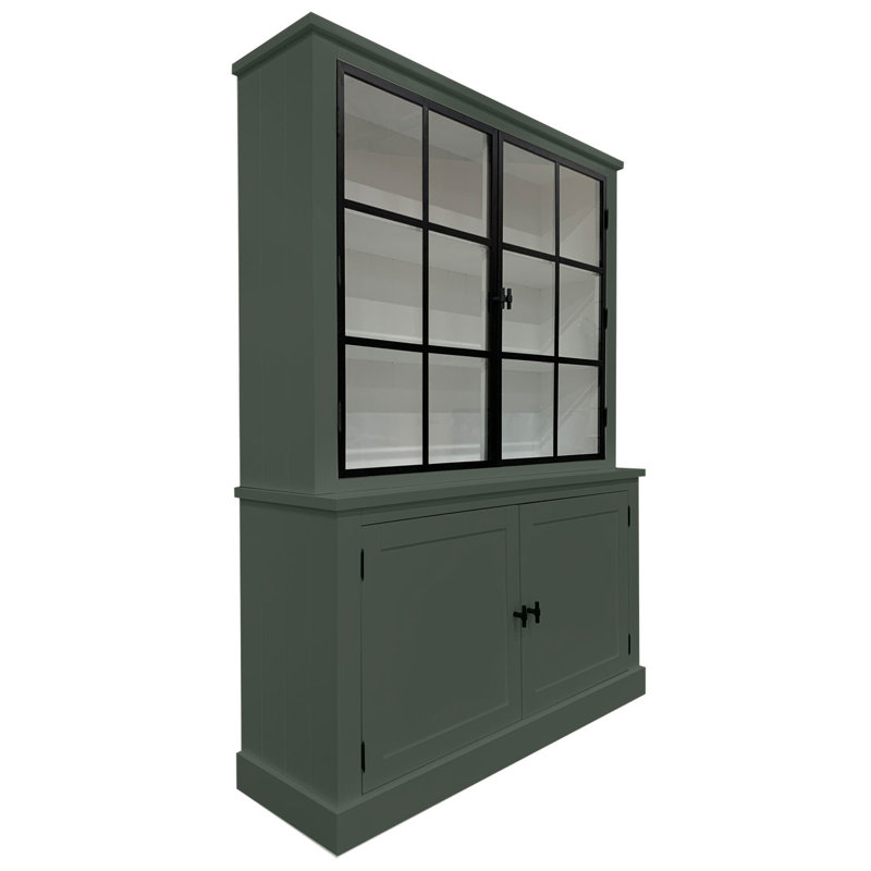 Mooneyham Display Cabinet, Cement Grey