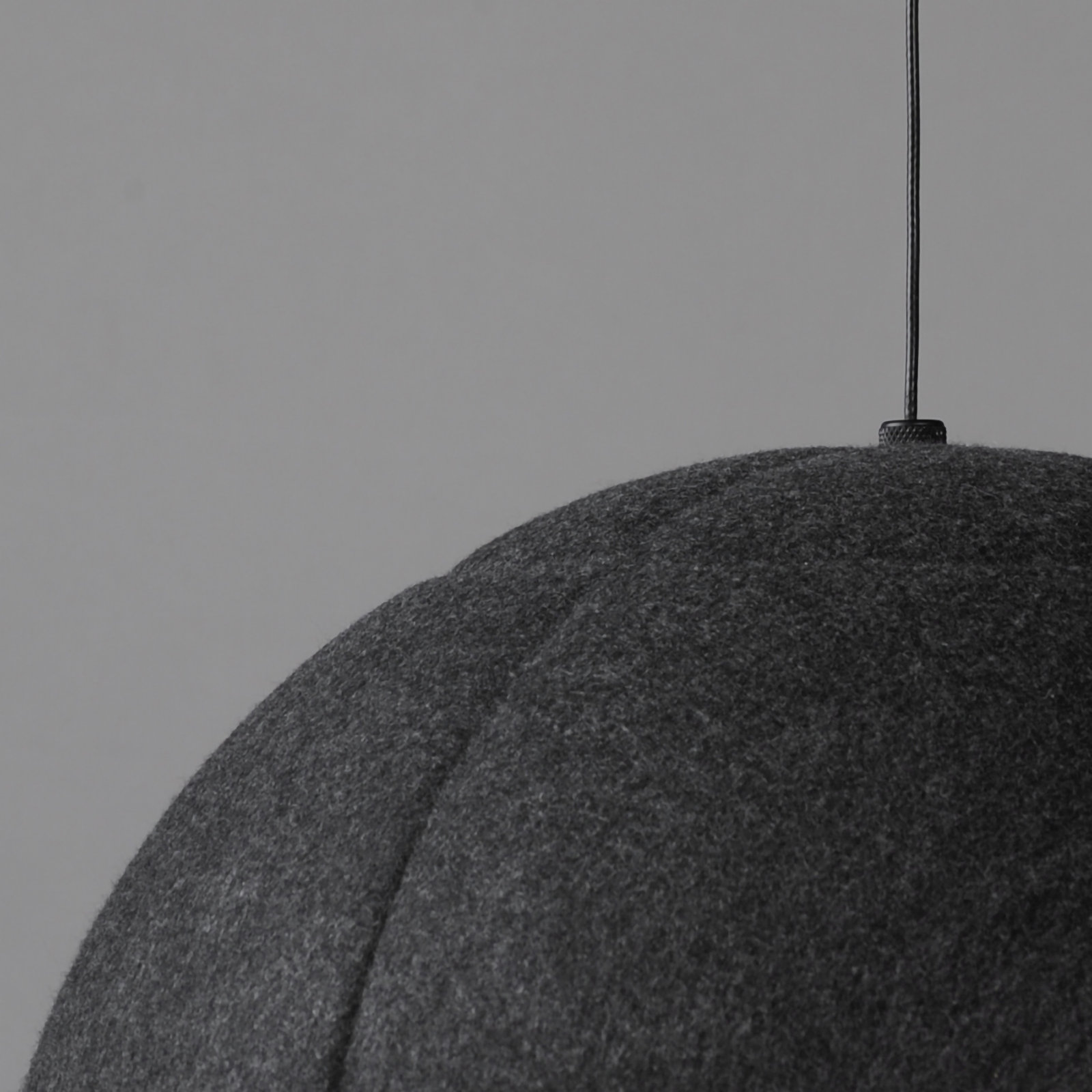 Wimbledon-Single Pendant, Dark Gray