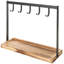 Metal 5 Hook Metal Key Organiser with Key Hooks
