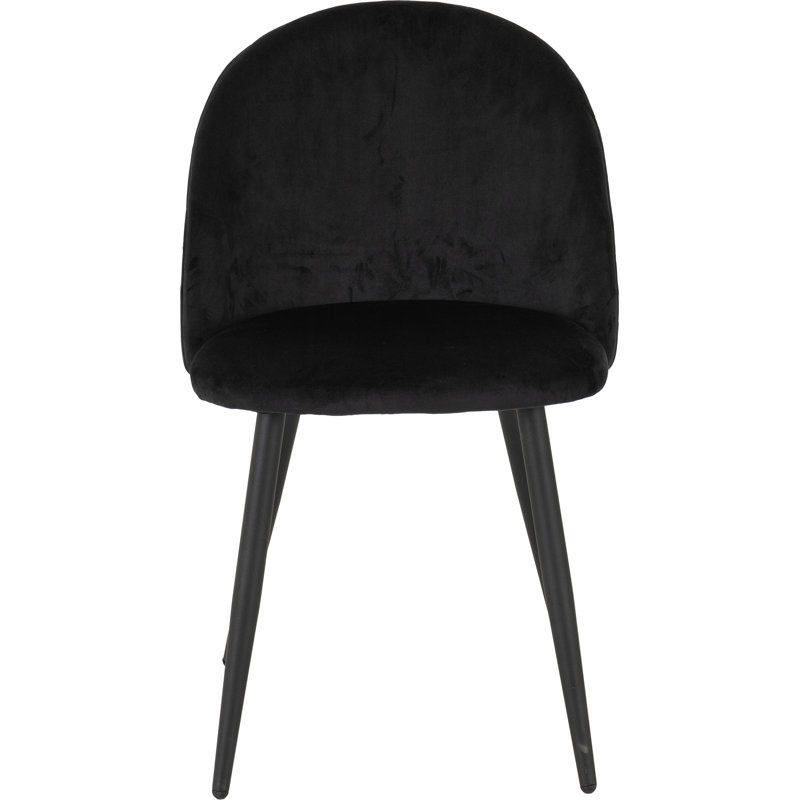 Aurora Upholstered Dining Chair, Black