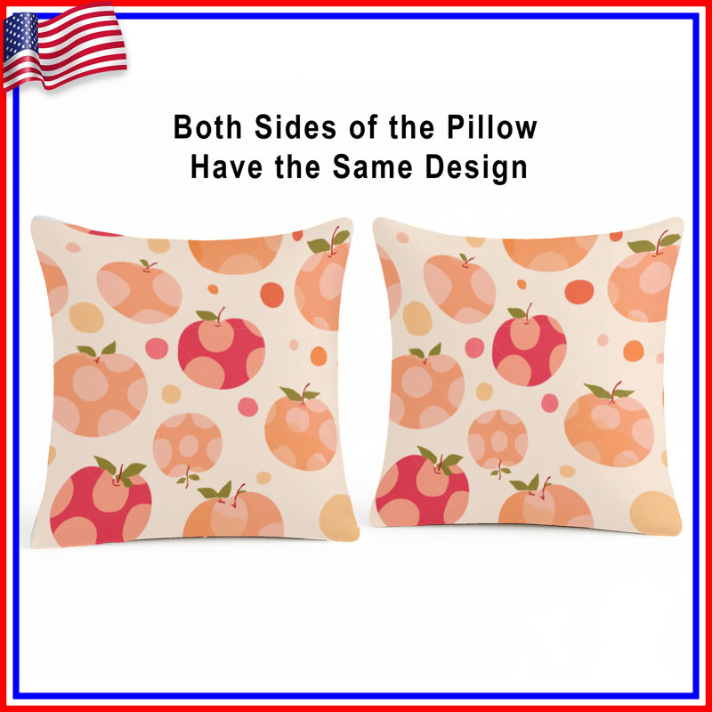 Coussin Apples, 20 po x 20 po