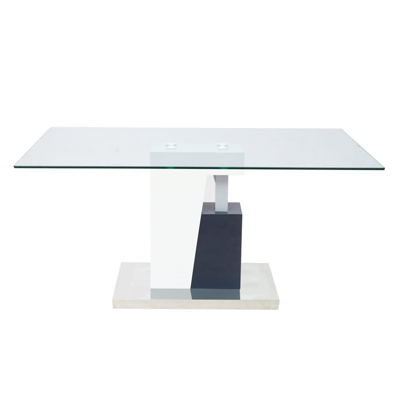Kashya Glass Top Dining Table