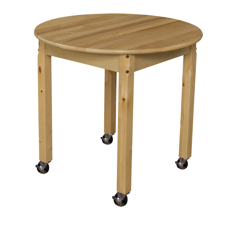 Table d'activité circulaire, Sans roulettes, H 22 po x L 30 po x l 30 po