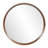 Solid Wood Round Mirror