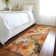 Machine Washable Indoor/Outdoor Xhevrie Orange Rug