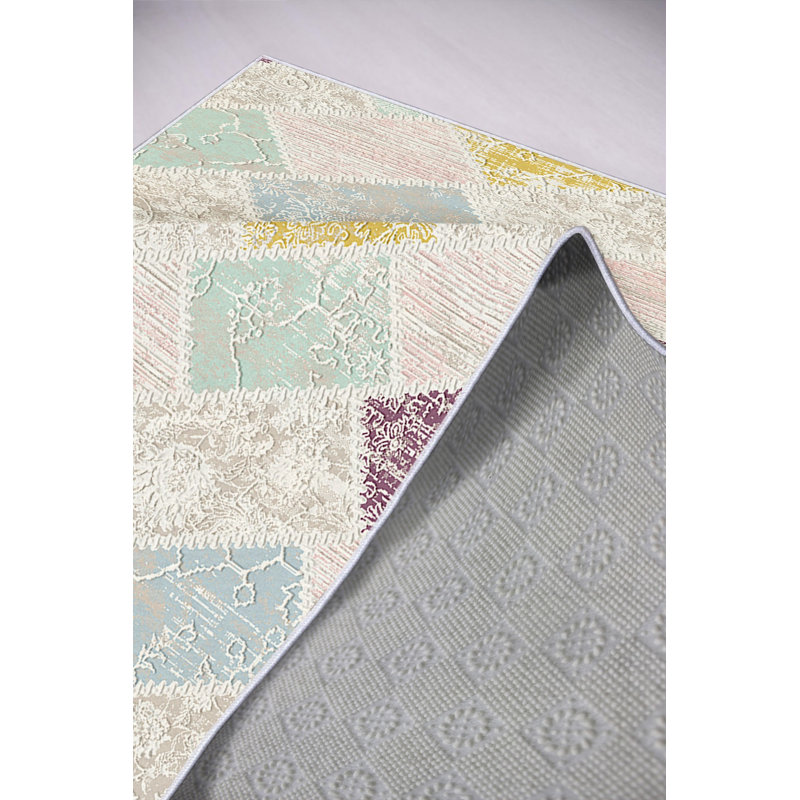 Eco-Friendly Area Rug, 100% Polyester, 31.5 x 47.2 inches | 650 g/m², 0.16 in Pile Height | Antibacterial, Non-Slip PVC Dot Underside | Machine Washable, Perfect for Living Room & Bedroom Decor