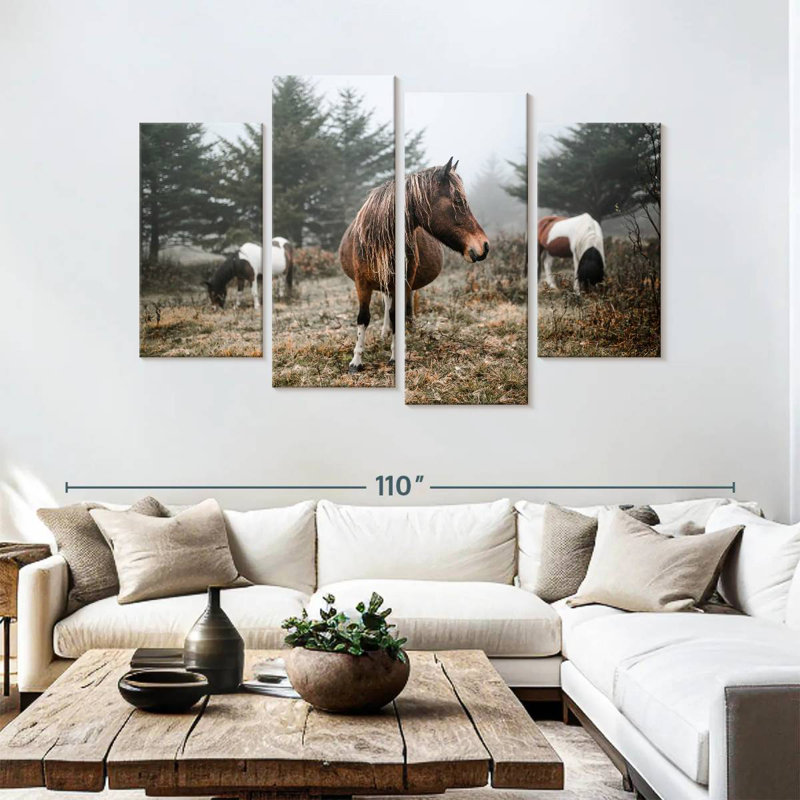 In The Wild, 54" H x 84" W