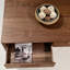 Table basse en noyer noir clair