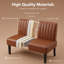 Banc de 39 po en similicuir moderne