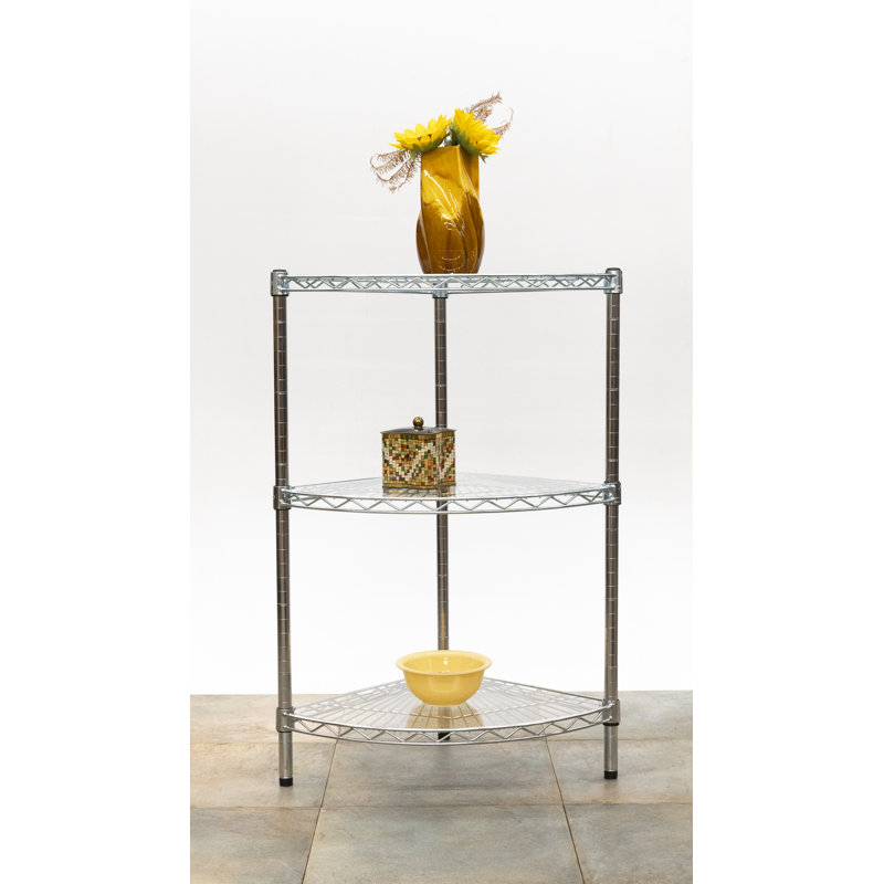 Acrylic Radius Shelf Liner, 0.06" H x 24" W x 24" D
