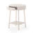 Tuaca 1 - Drawer 20" Nightstand in White/Neutral