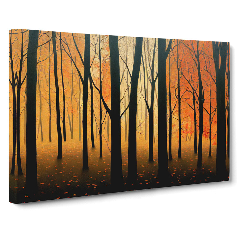 Majestic Autumn Forest - Wrapped Canvas, 40cm H x 60cm W x 3cm D