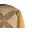 Najera 50 cm W Jute Square Geometric Pouffe