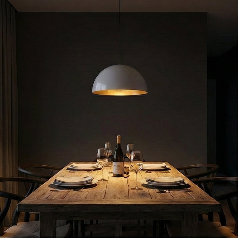 Aurelia Adjustable 1-Light Single Dome Pendant