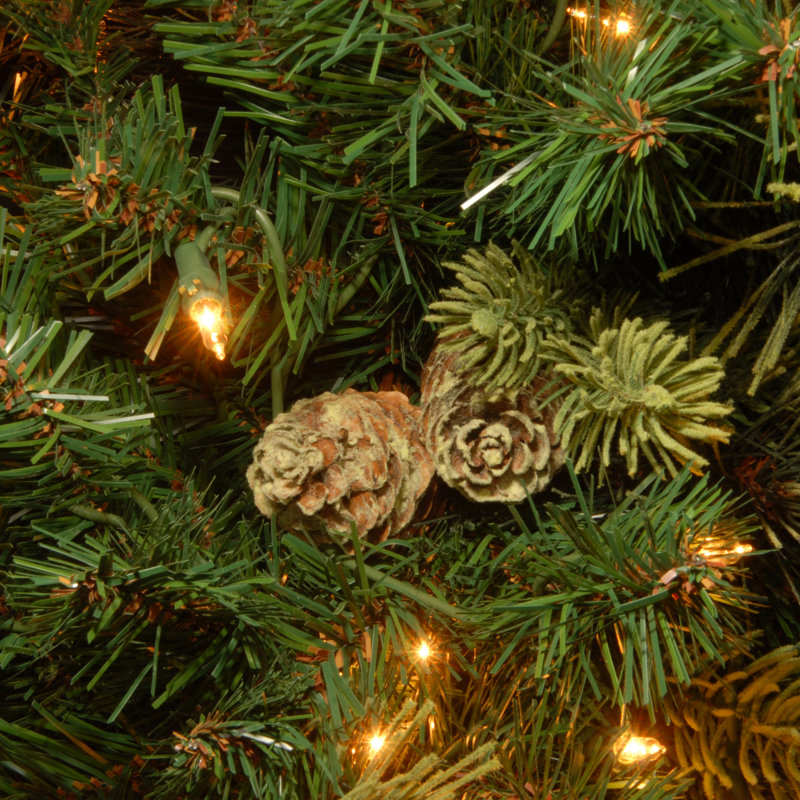 Carolina Green Pine Artificial Christmas Tree, 7.5' H