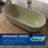 Forma 69" Freestanding Soaking Bathtub Solid Surface Stone Resin Soaking Tubs-125490188